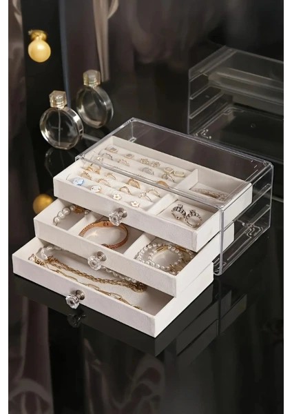 Üç Katlı Takı Organizeri modelleri