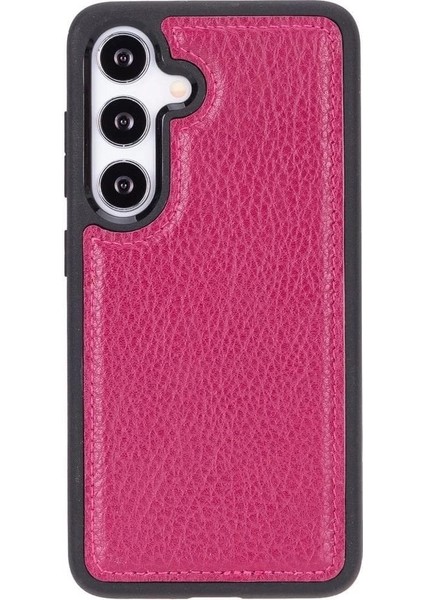 Samsung Galaxy S24 Plus Uyumlu Deri Arka Kapak Gül Kurusu indirimleri