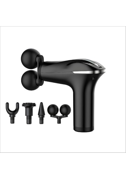 6 Kademeli Masaj Aleti, Taşınabilir Masaj Tabancası, Değişebilen 4 Farklı Başlık, 3200 Rpm Titreşim Gücü, 1800 Mah Batarya, Omuz, Boyun, Sırt, Bel, Kol ve Bacak Ağrıları Için, Type-C Girişli