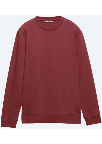 Gül Kurusu Bisiklet Yaka Sweatshırt