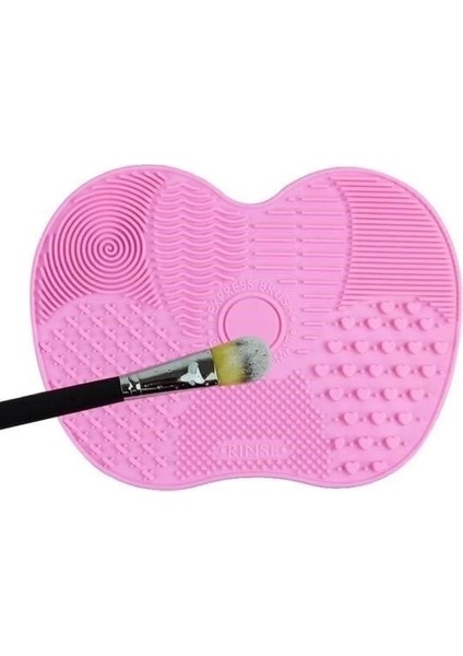 Pratik Kolay Makyaj Fırçası Temizleme Matı Aparatı Aleti Küçük indirimleri