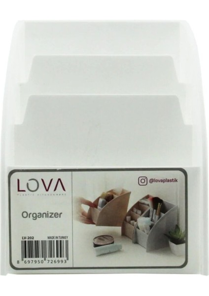 3 Bölmeli Çok Amaçlı Masaüstü Organizer (3 Adet ) fiyatları