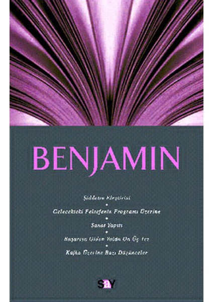 Benjamin / Fikir Mimarları Dizisi