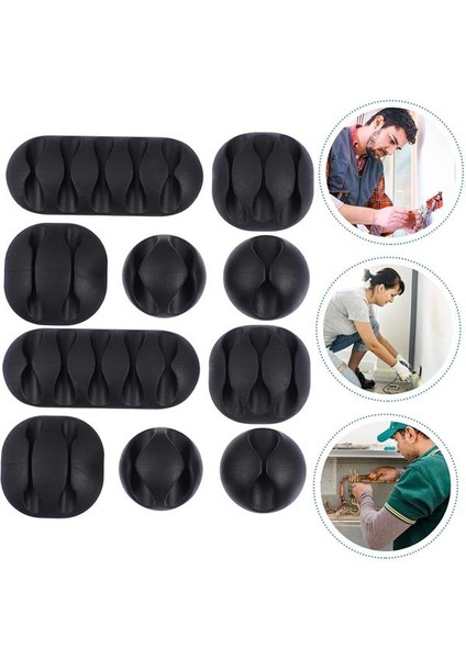 PM-22778 10'lu Kablo Düzenleyici Klips