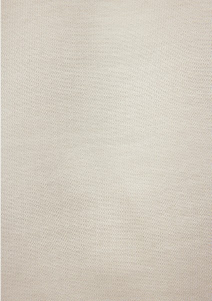 Yarı Fermuarlı Bej Sweatshirt 0S10244-70140