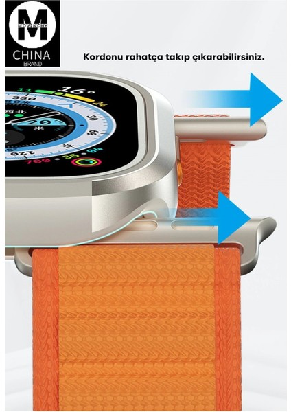 Apple Watch Ultra 49mm MO-WT3 Alüminyum Camlı Kasa Ekran Koruyucu - Gold fırsatları