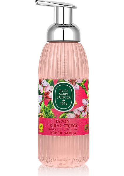 Japon Kiraz Çiçeği Doğal Zeytinyağlı Köpük Sabun 500 ml (2 Adet) fiyatları