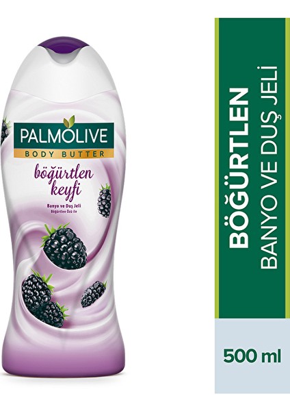 Duş Jeli Body Butter 500 ml Böğürtlen (3 Adet)