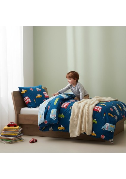 Mavi Paula Junior Nevresim Seti Tek Kişilik modelleri