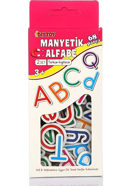 Manyetik Alfabe Türkçe - Ingilizce 1 Adet