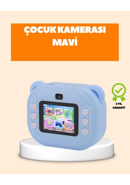 Termal Baskı Teknolojili Anında Fotoğraf Kamerası – 24MP Çift Lens, 32GB Hafıza