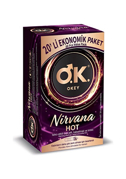 Okey Prezervatif Ekonomik 20'li Nirvana Hot