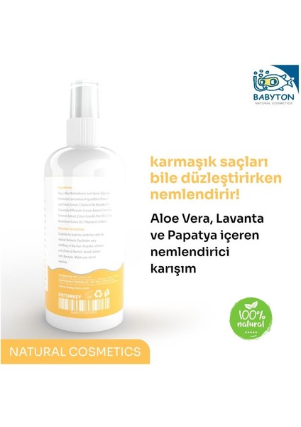 Bebek ve Çocuklar Için Kolay Tarama Saç Spreyi 200 ml fiyatları