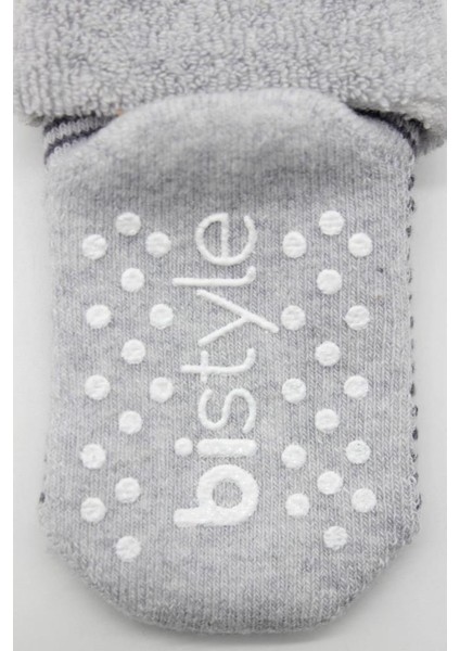 Nessiworld Çemberli Kaymaz Havlu Soket Çorap 2'li BS10503 Gri-Antrasit indirimleri