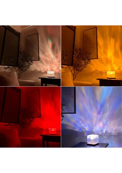 USB Dinamik Su Desenli Işık Dynamic Water Pattern Light modelleri