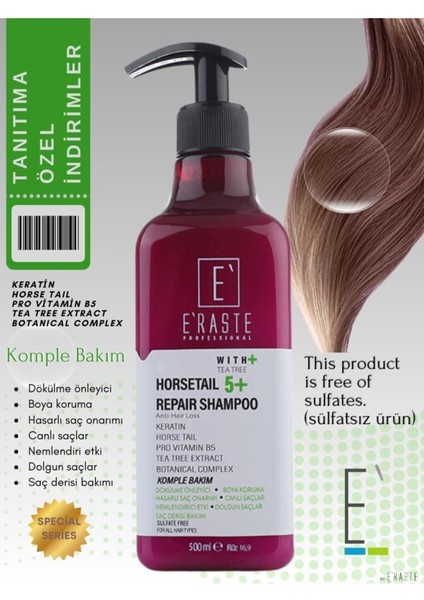 Horsetaıl 5+ Bakımı Için Şampuanı 500ML