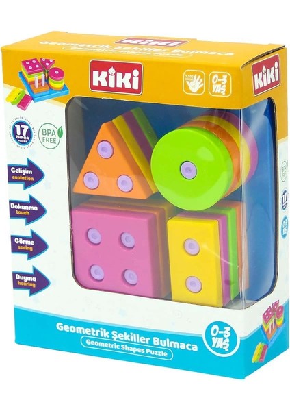 Kiki Geometrik Şekiller Bulmaca fiyatları