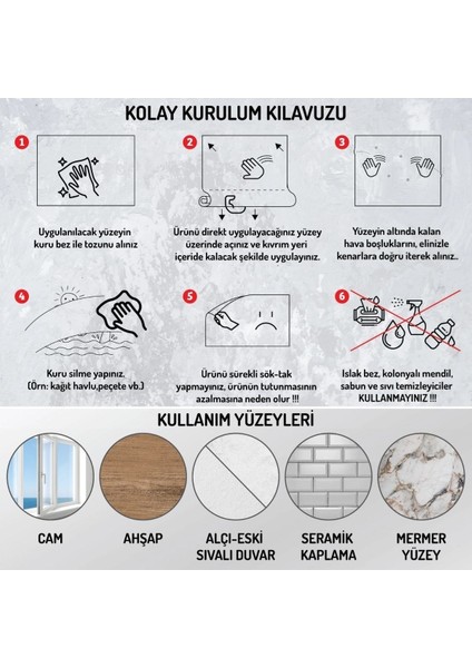 70X70CM Statik Iz Bırakmaz Kağıt Renkli Çarpım Tablosu (5273) fırsatları