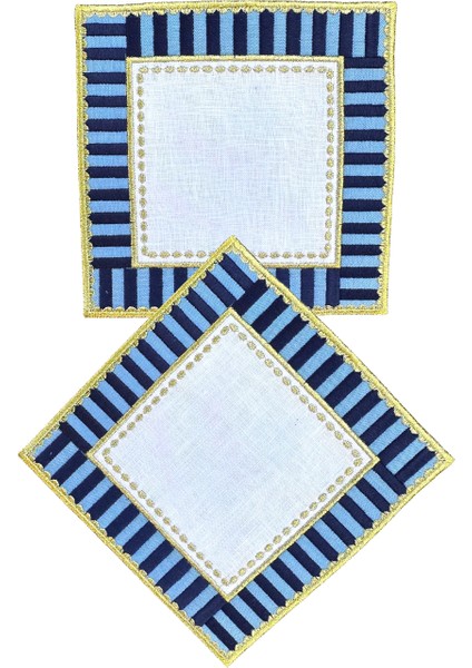 Candy Serisi Lacivert Mavi Kokteyl Peçete Seti ( 2 Adet )