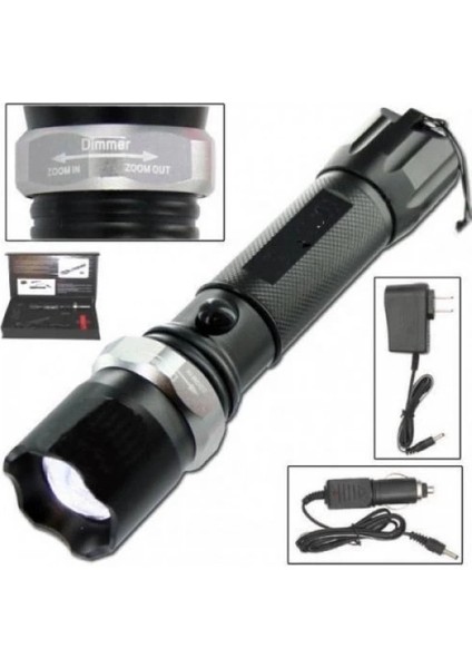 , Zoomlu Şarjlı El Feneri F61873 modelleri