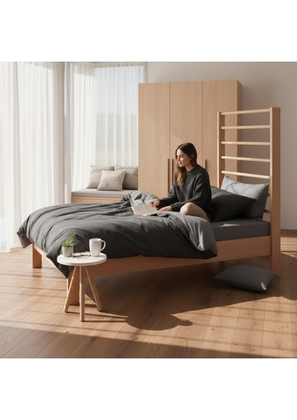 Tek Kişilik Paint Nevresim Takımı Mix Siyah-Füme fiyatları