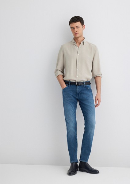 Jake Lux Black Gölgeli İndigo Mavisi Jean Pantolon 0042289559