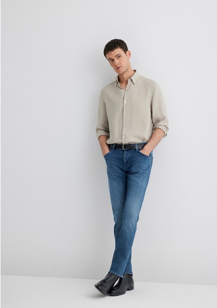 Jake Lux Black Gölgeli İndigo Mavisi Jean Pantolon 0042289559