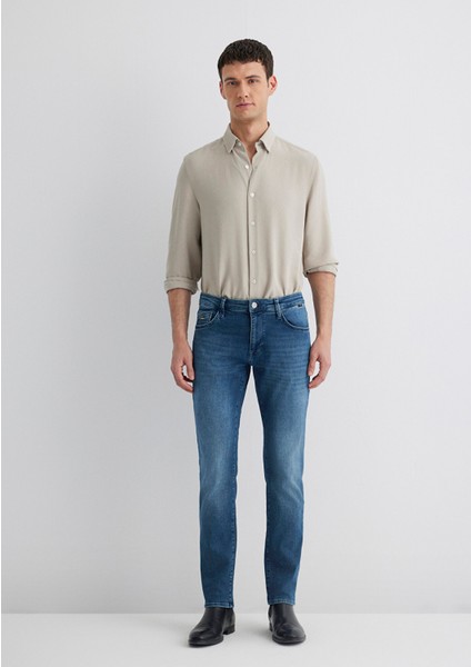 Jake Lux Black Gölgeli İndigo Mavisi Jean Pantolon 0042289559