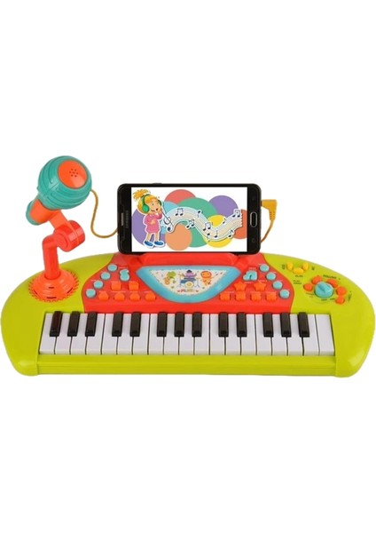 Karaoke Özellikli Müzikli Işıklı Mp3 Girişli ve Mikrofonlu Çok Fonksiyonlu Piyano modelleri