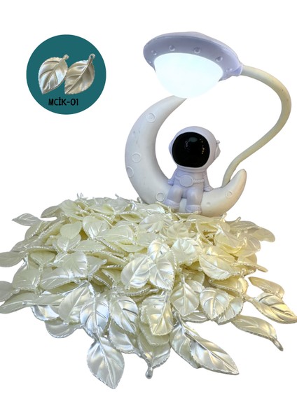 Inci Boncuk 60 Adet Özel Formlu Lüks Inci Boncuk Krem MCIK01- Hobi ve Takı Yapım Boncuğu Krem