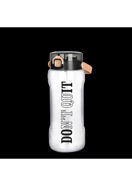 Şeffaf Matara - 2000 ml - 67,6 Oz - Watermode Matara modelleri