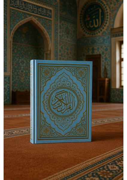 Kuranı Kerim Orta Boya Mavi Renk 17X24 cm Renkli Kuranı Kerim Kolay Okunabilen fiyatları