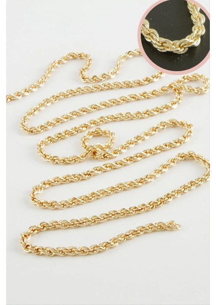 4 mm Burgulu Zincir 1 Metre