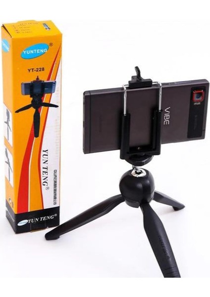 YT228 Telefon Kamera Tripod STAND-(5796) fiyatları