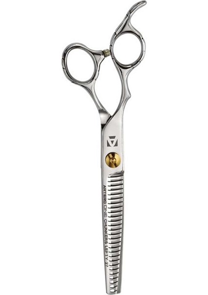 One Chunkers 27 Diş 7’’ Solak Makas: Profesyonel Köpek Tüy Incelten Makas