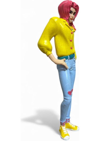 Hd Kpop Saja Tarzı – El Boyama 3D Koleksiyon Figürü | Demon Hunters Esintili, Fanart Tasarım modelleri