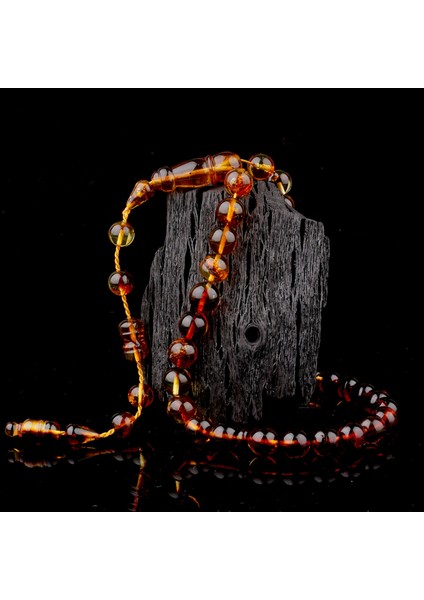 Küre Kesim Sistem Fosilli Damla Kehribar Tesbih fiyatları