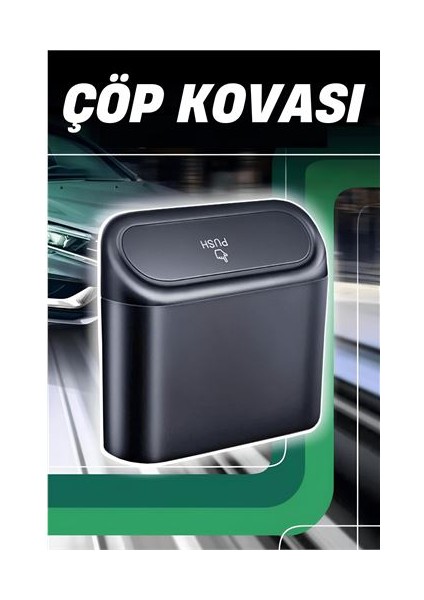 Hsnet Araç Çöp Kovası Pratik