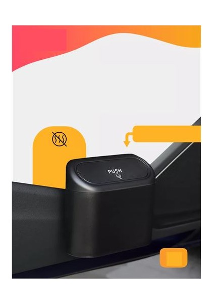 Hsnet Araç Çöp Kovası Pratik fiyatları