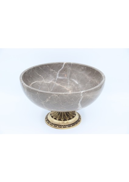 El Yapımı Mermer Taşlı Bronz Ayaklı Kase modelleri