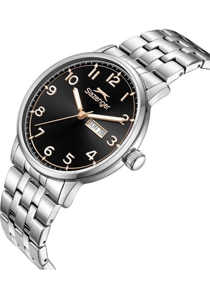 SL.09.2560.2.03 Erkek Kol Saati – 43 mm – Çelik Kasa & Çelik Kordon – Siyah Kadran modelleri