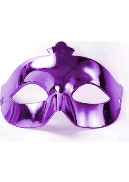 Mor Renk Kostüm Partisi Ekstra Parlak Balo Maskesi 15X10 cm (5224) fiyatları