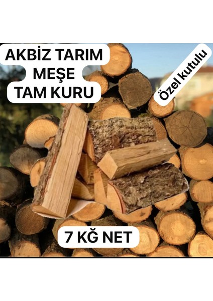 Meşe Odunu 7 Kğ Net Kuru Özel Kutulu Şömine Odunu