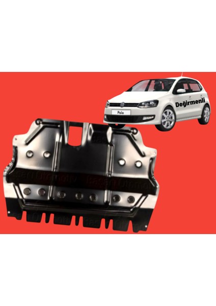 Vw Polo 10-17-Skoda Fabia Rapıd-Ibıza Toledo Dizel 10 17 Uyumlu-Karter Muhafazası-Saclı - Ayaklı Set