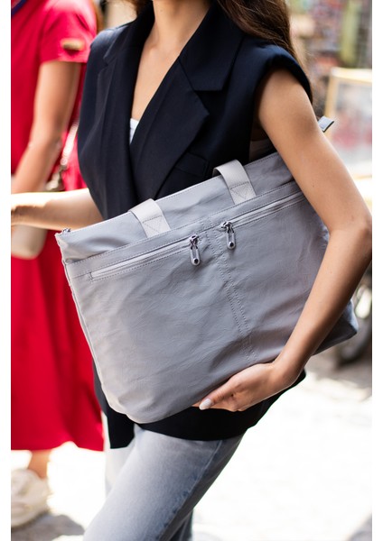 Kadın 6 Gözlü Kullanışlı Su Geçirmez Kumaş Büyük Boy El ve Omuz Çantası fırsatları