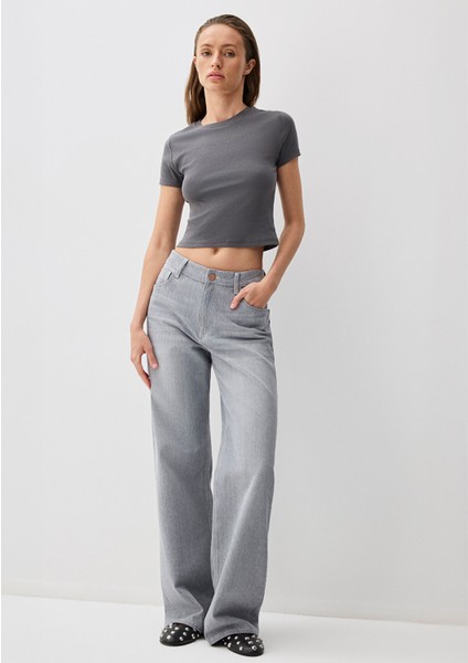 Malibu Kolej Açık Gri Jean Pantolon 1010152-89199