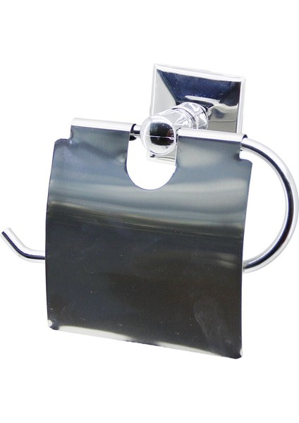 Yapışkanlı Geniş Kapaklı Metal Wc Kağıtlık (5224)