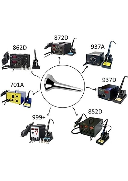 900M-T-3C Isı Ayarlı Havyalar Için Yedek Havya Ucu modelleri