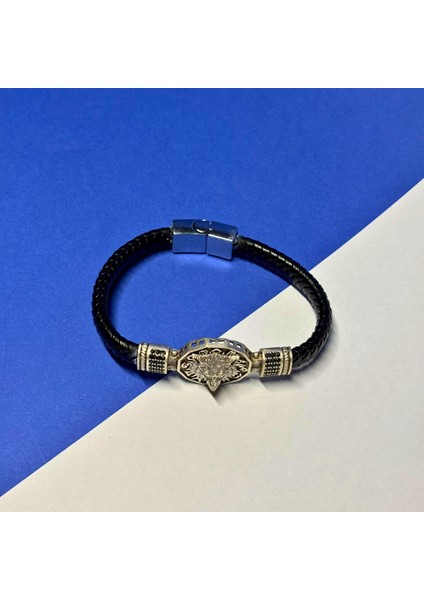 El Işçiliği ile Üretilmiş Hakiki Deri Erkek Bileklik modelleri