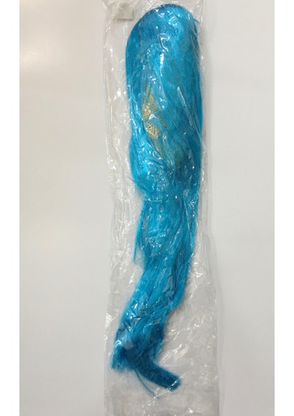 Açık Mavi Renk Uzun Düz Parti Peruğu (5224) fiyatları